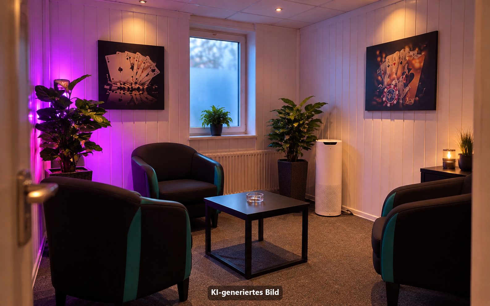 Gemütliche Raucherlounge